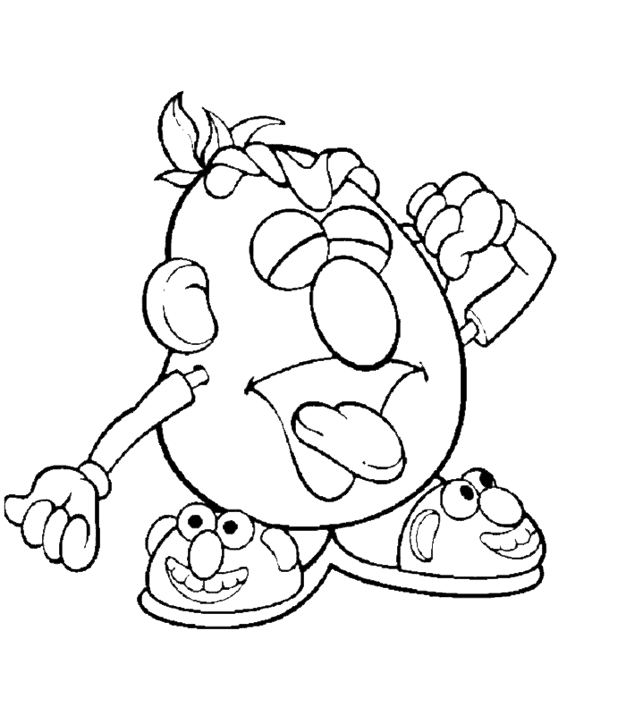 Coloriage De Monsieur Patate