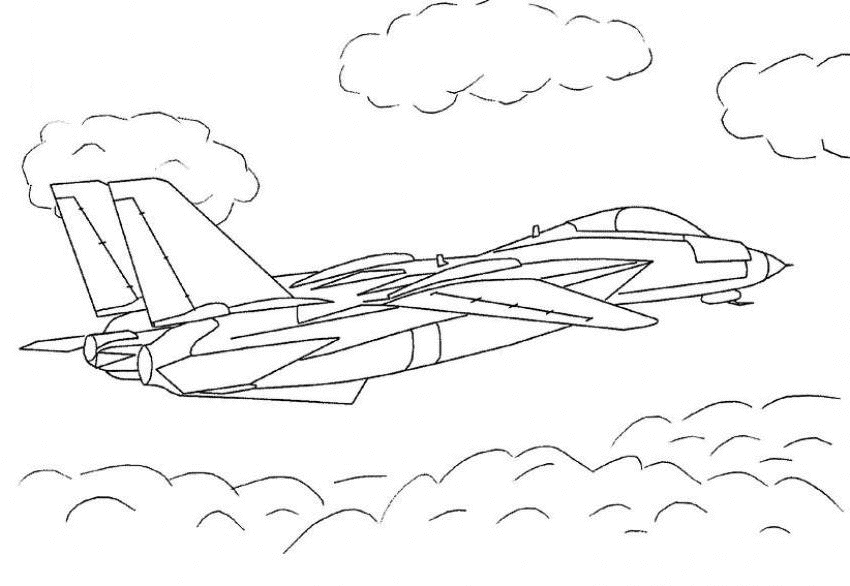 coloriage Avions 1