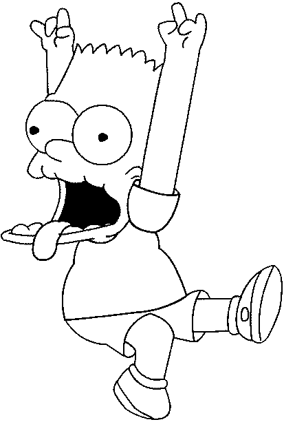 simpson coloriage halloween