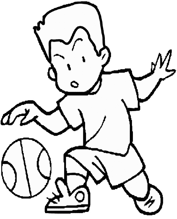 coloriage BasketBall 1