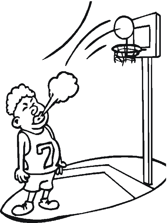 basketball dessin
