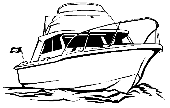 bateau a moteur dessin