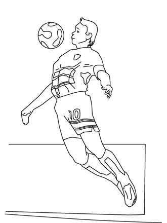 Coloriages De Football Coloriages De Football