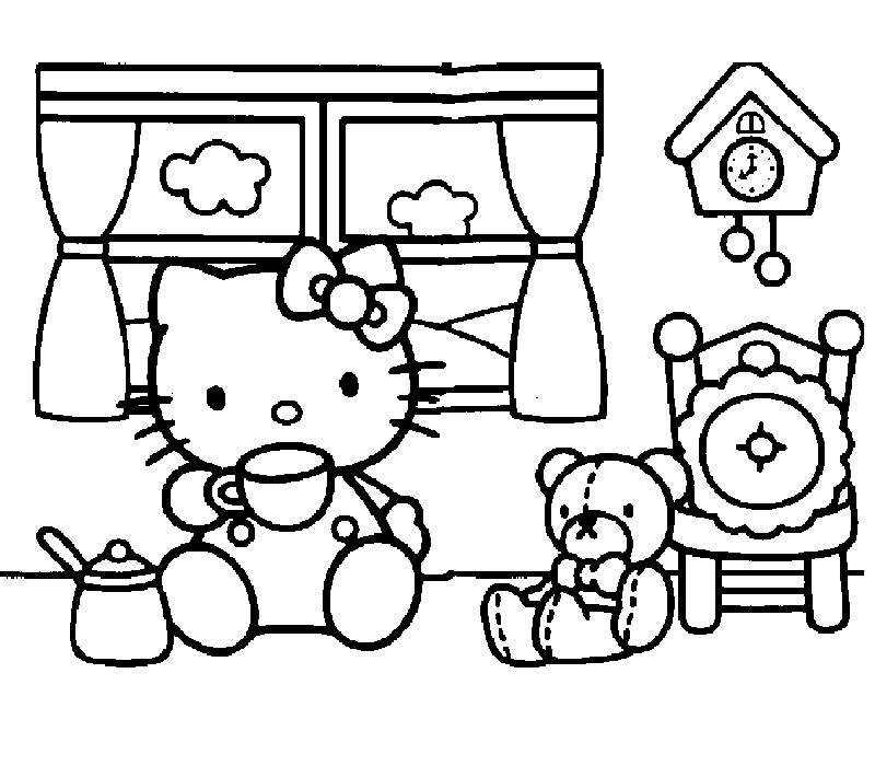 coloriage HelloKitty 0