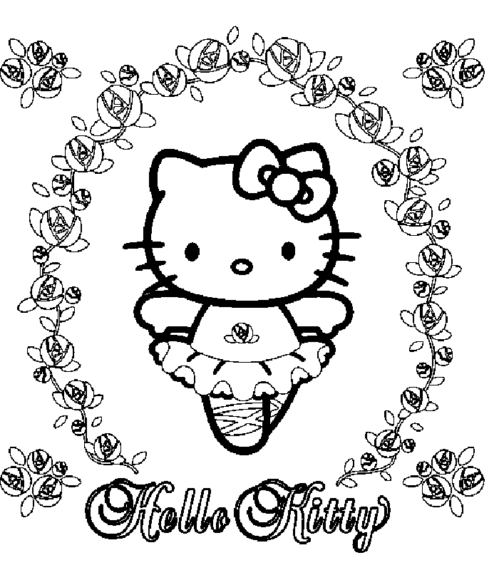 coloriage HelloKitty 0