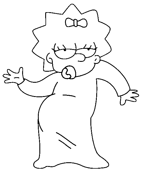 coloriage Maggie 1