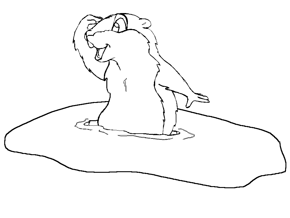 coloriage Marmotte 0