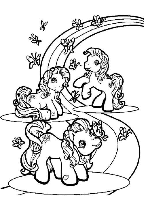 coloriage petit poney princesse