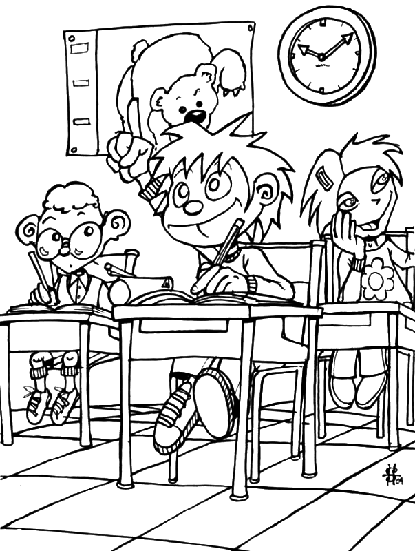 Coloriages De Rentr e Scolaire Coloriages De Rentr e Scolaire