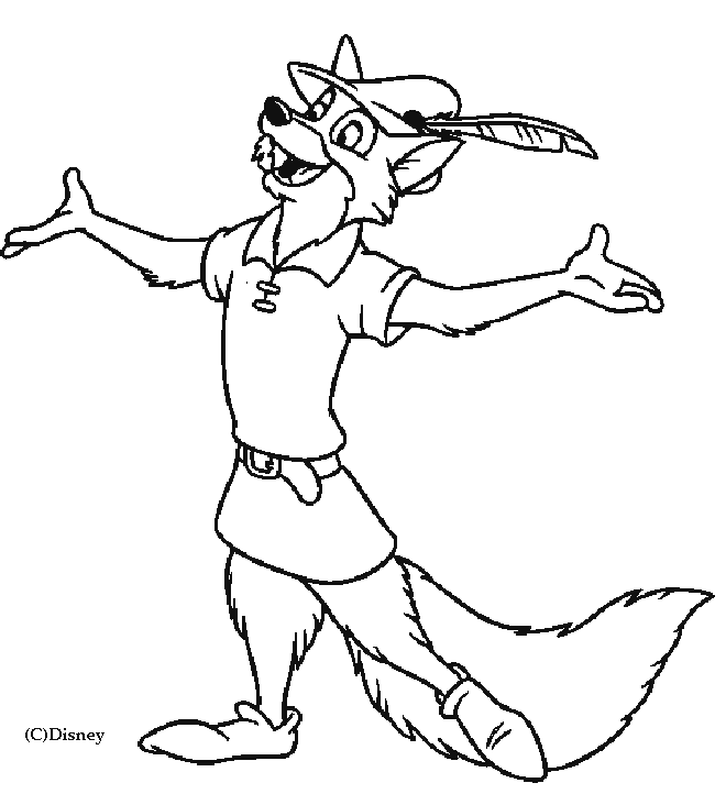 coloriage RobinDesBois 0