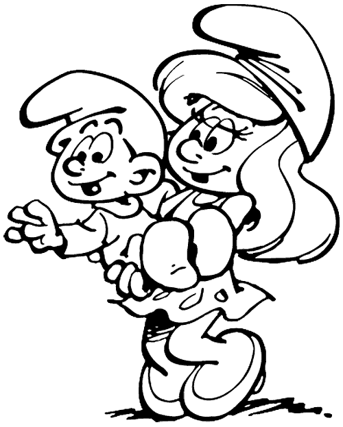 coloriage Schtroumpfs 0