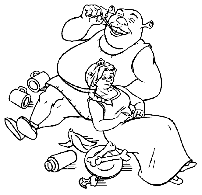 coloriage Shrek 0