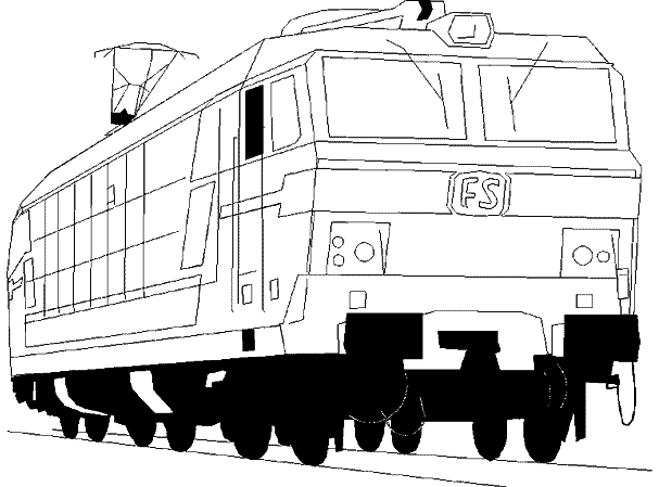Coloriage De Train A Imprimer Gratuit