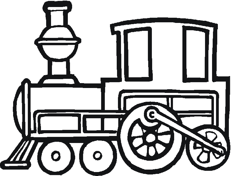 dessin de train a vapeur