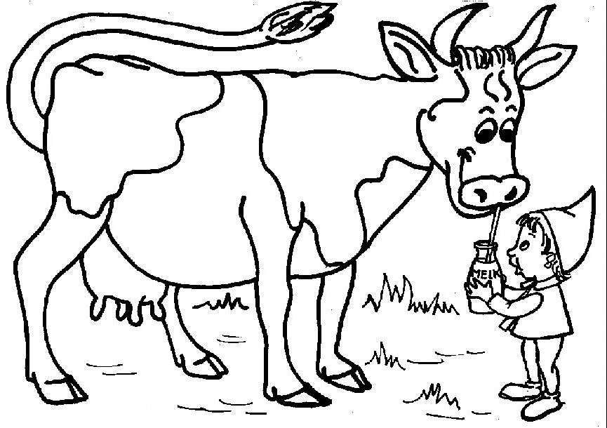 coloriage Vache 1