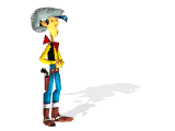 Image gif de Lucky Luke en 3D 