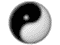 Image gif de ying yang flou