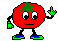 Image gif de personnage de tomate