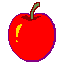 Image gif de pomme qui s epluche