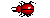 Image gif de insecte rouge