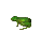 Image gif de petite grenouille verte