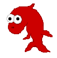 Image gif de poisson rouge