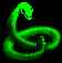 Image gif de serpent vert