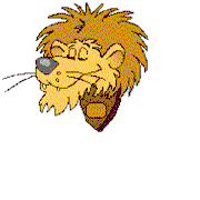 Image gif de tete de lion