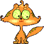Image gif de un chat orange