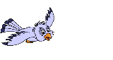 Image gif de un oiseau vole