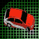 Image gif de une voiture rouge sur une grille