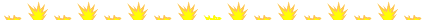 Image gif de barre de flamme jaunes