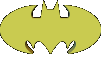 Image gif de logo batman jaune
