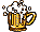 Image gif de chope a biere