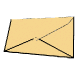 Image gif de 1 dollar dans une enveloppe