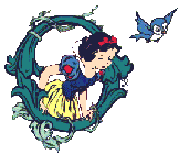 Image gif de blanche neige se penche 