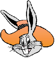 Image gif de Bugs Bunny avec un chapeau