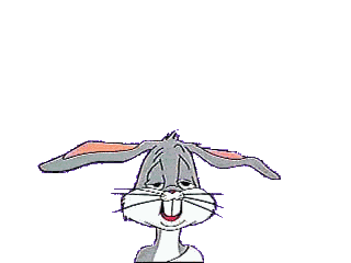 Image gif de Bugs Bunny est fatigue