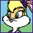 Image gif de la copine de Bugs Bunny