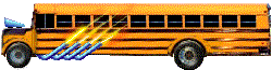Image gif de bus scolaire americain qui depote