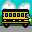 Image gif de bus scolaire jaune