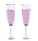 Image gif de du champagne rose