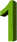 Image gif de chiffre 1 en vert