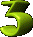 Image gif de vert 3D 3