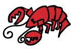 Image gif de homard avec des pinces