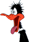 Image gif de Daffy Duck est etonne