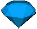 Image gif de diamant bleu