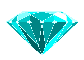 Image gif de diamant de couleur bleu pale