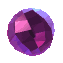 Image gif de diamant rond et violet