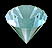 Image gif de diamant sur fond noir